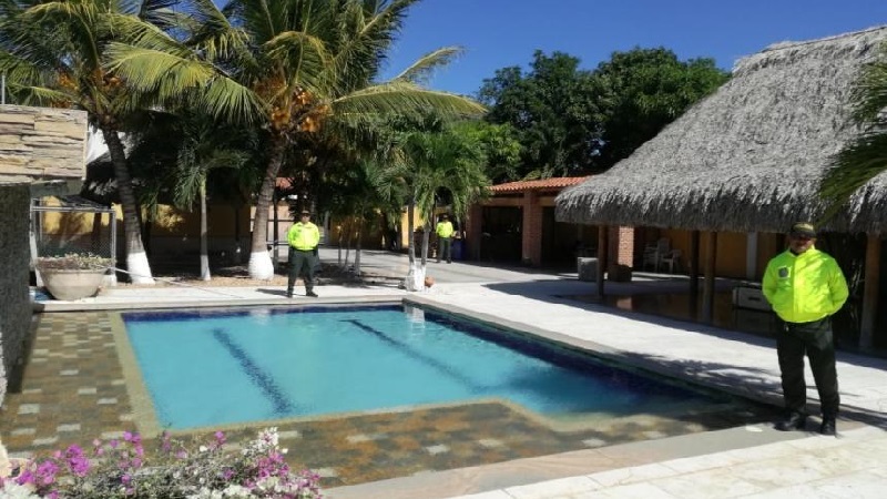 A extinción de dominio cabaña de Puerto Colombia donde encontraron armas