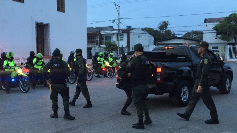 Video Policia Se Toma El Municipio De Soledad Por El Toque De Queda Desde La Madrugada