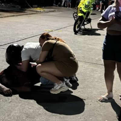 Un hombre fue asesinado delante de sus familiares tras recibir un impacto de bala en el cuello