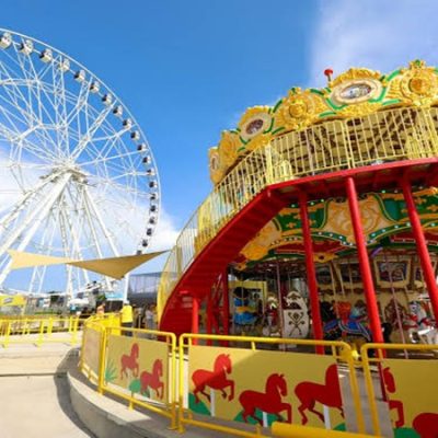 Ya comenzó a girar el Carrusel del Río, la nueva atracción turística de Barranquilla