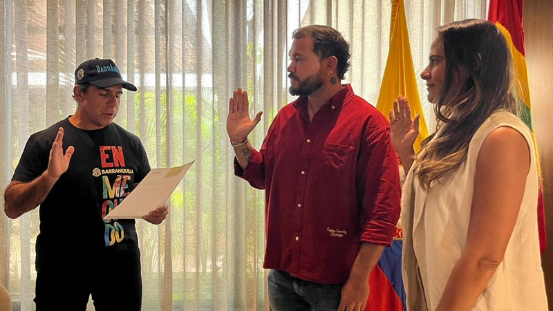 Alcalde Char posesionó al secretario de Cultura y Patrimonio y jefe de la Oficina de Turismo